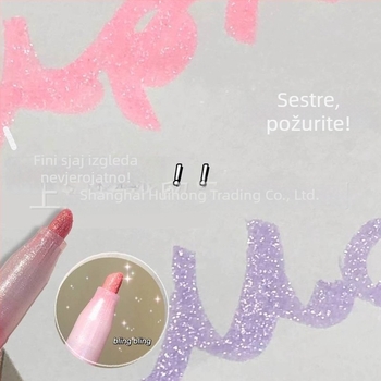ZEBRA WKS18 fluorescentno pero – biserno sjajno, zvjezdano nebo Kirarich sjajna boja