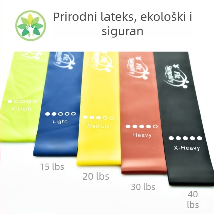 Pojas za jogu s elastičnim otporom za podizanje bokova i oblikovanje stražnjice, pojas za čučnjeve za muškarce i žene, otporni prsten i rastezanje trake