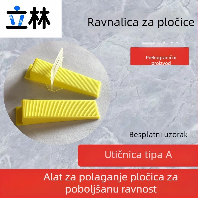 Prilagodljivi klinovi za niveliranje pločica s mogućnošću graviranja, bojom pakiranja i baznim umetcima — visokokvalitetni niveliatori