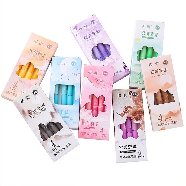 Degree Kutija s izbrisivom olovkom s klikom za učenike, gradijentne boje, uredska olovka, slatka kancelarijska oprema