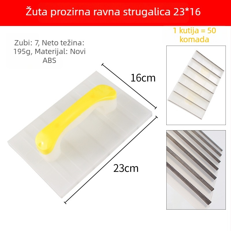 7‑zubi plosni planer za završne radove i izravnavanje površina