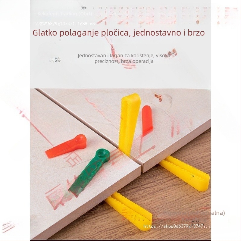 Plastični klin za niveliranje pločica, alat za poravnanje i razmak