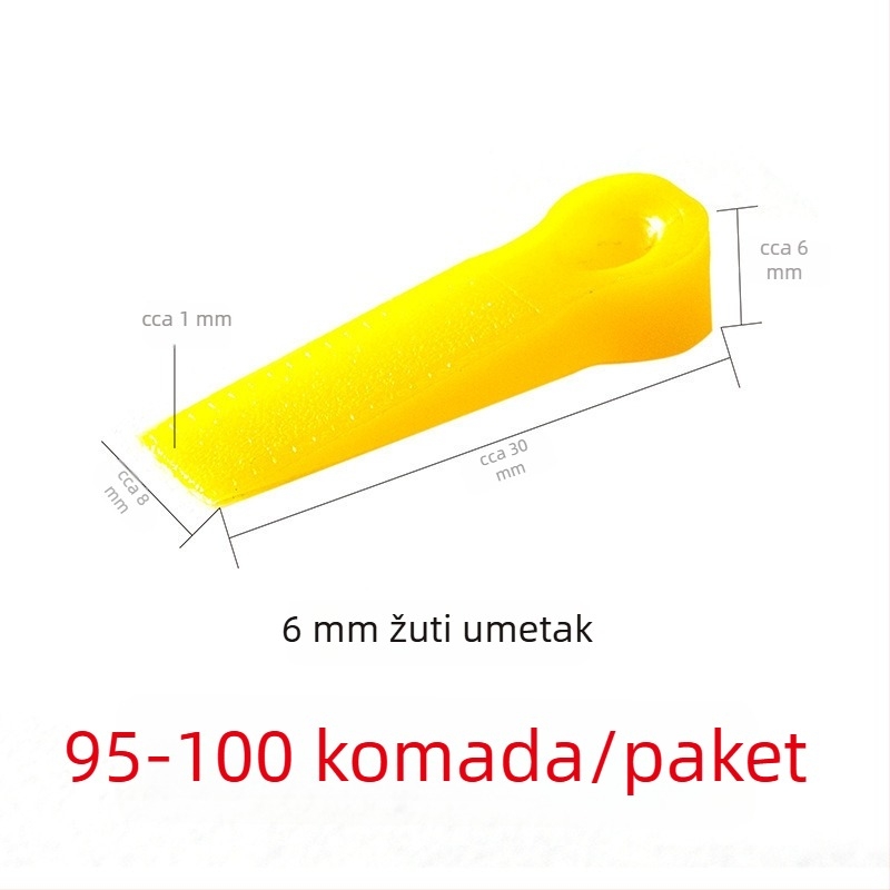 Plastični klin za niveliranje pločica, alat za poravnanje i razmak