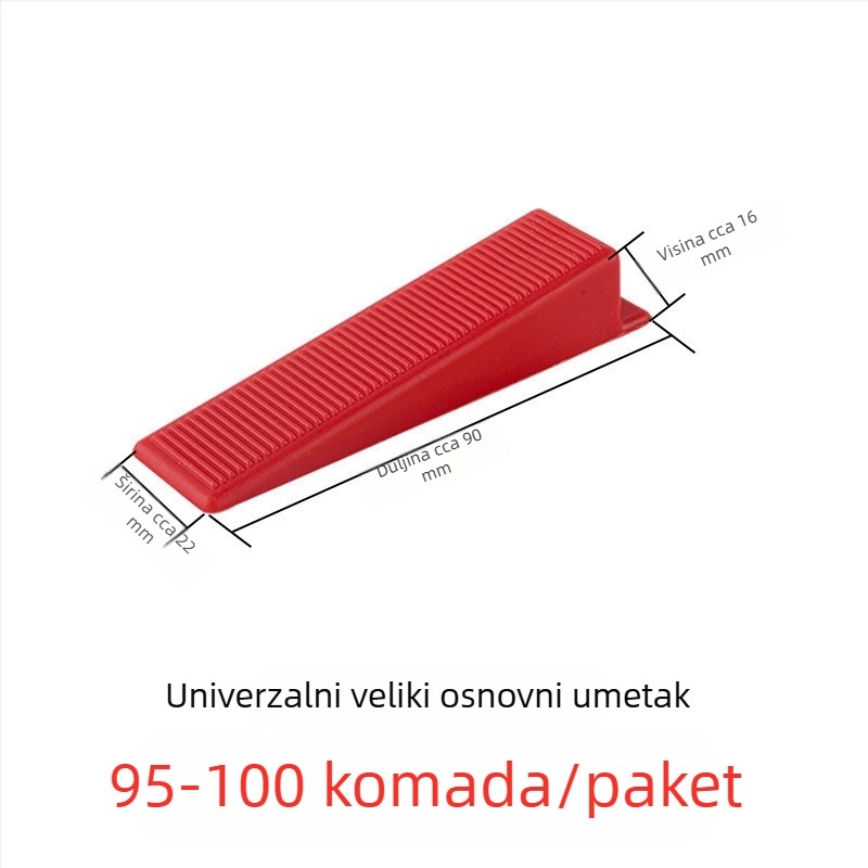 Plastični klin za niveliranje pločica, alat za poravnanje i razmak