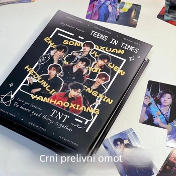 Deer Yu čvrsti kartični album za 3 inčne Polaroid fotografije, crtić stil, četverogridni raspored, za žene