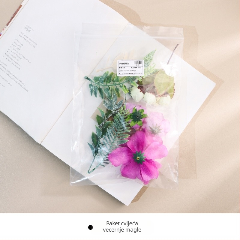 DIY set umjetnih svilenih cvjetova — Rosa, Hydrangea, Peonija; za zidnu dekoraciju, dopunu za šešir i dekoraciju kutije poklona