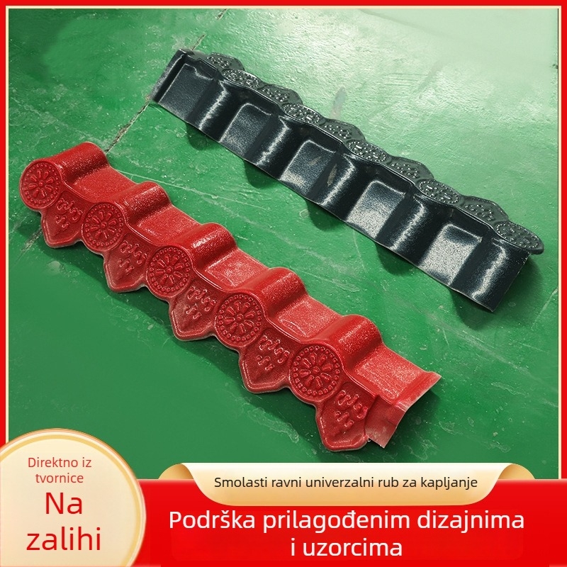 Ploča od smole za odvod krova s integriranom keramikom u starinskom stilu