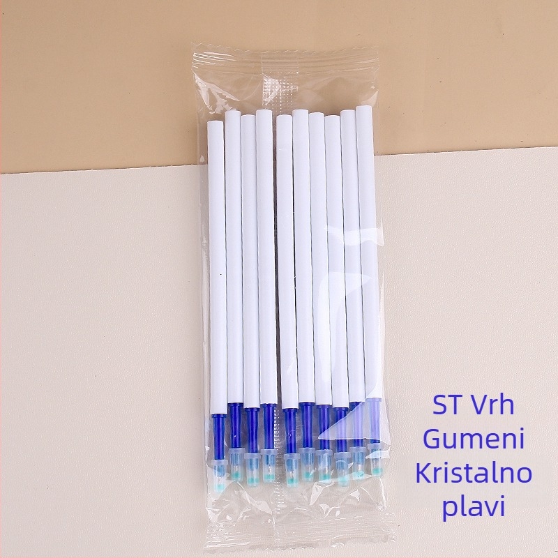 Izbrisivi refill za pero s pritisknim mehanizmom, kristalno plava i karbonsko crna, pakiranje 20/50 komada, MoEasy izbrisivi refill za učenike osnovne škole