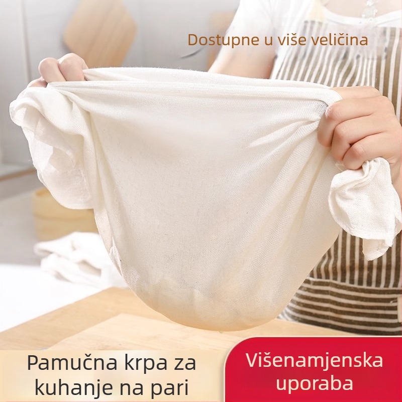 Pamukova krpa za tofu, kuhinjska krpa za paru, krpa za filtriranje sojinog mlijeka, posebna krpa, gazasta filtrirajuća tkanina