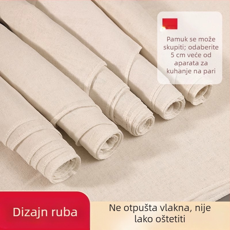 Pamukova krpa za tofu, kuhinjska krpa za paru, krpa za filtriranje sojinog mlijeka, posebna krpa, gazasta filtrirajuća tkanina