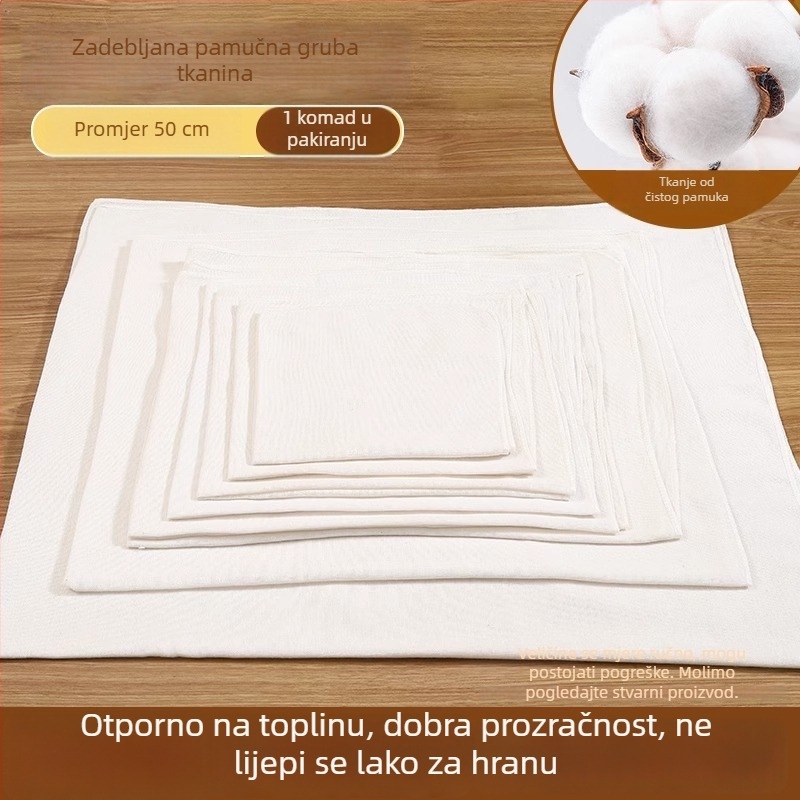 Pamukova krpa za tofu, kuhinjska krpa za paru, krpa za filtriranje sojinog mlijeka, posebna krpa, gazasta filtrirajuća tkanina