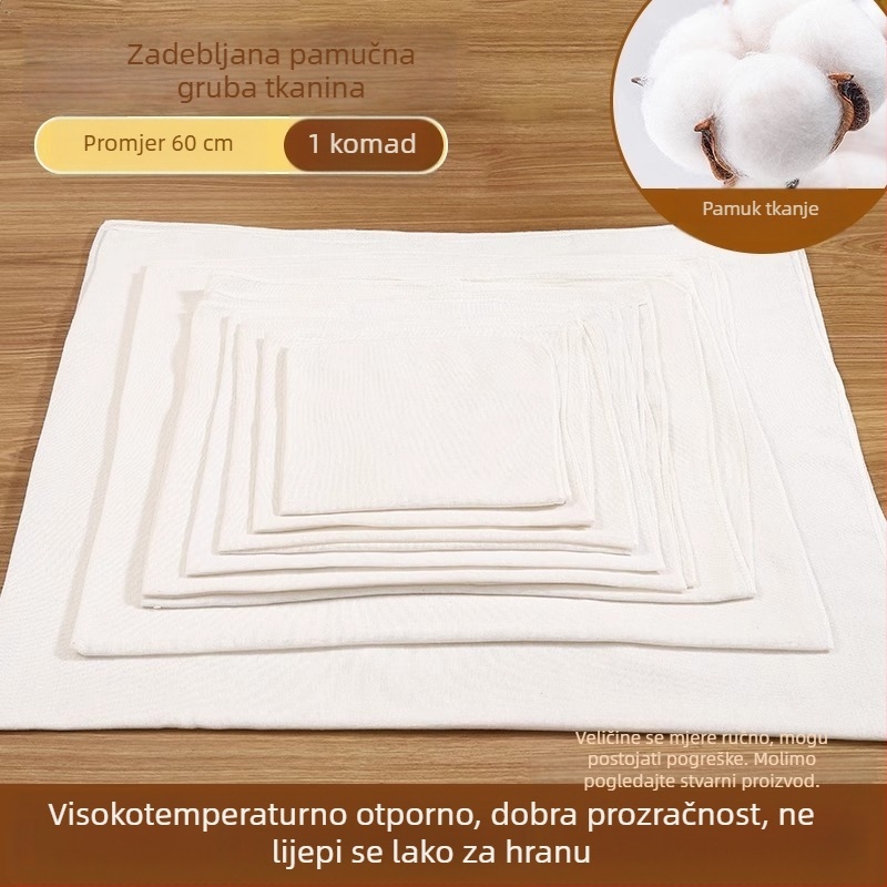 Pamukova krpa za tofu, kuhinjska krpa za paru, krpa za filtriranje sojinog mlijeka, posebna krpa, gazasta filtrirajuća tkanina