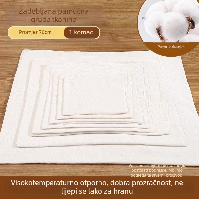 Pamukova krpa za tofu, kuhinjska krpa za paru, krpa za filtriranje sojinog mlijeka, posebna krpa, gazasta filtrirajuća tkanina