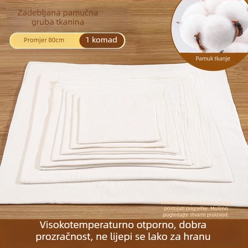 Pamukova krpa za tofu, kuhinjska krpa za paru, krpa za filtriranje sojinog mlijeka, posebna krpa, gazasta filtrirajuća tkanina
