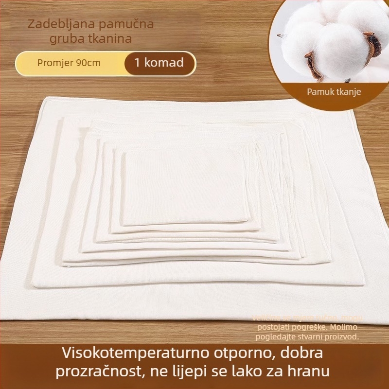 Pamukova krpa za tofu, kuhinjska krpa za paru, krpa za filtriranje sojinog mlijeka, posebna krpa, gazasta filtrirajuća tkanina