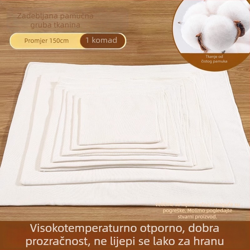 Pamukova krpa za tofu, kuhinjska krpa za paru, krpa za filtriranje sojinog mlijeka, posebna krpa, gazasta filtrirajuća tkanina