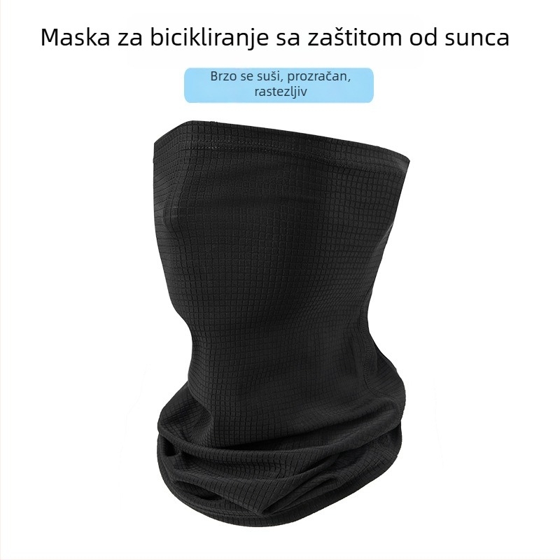 Ljetna maska za zaštitu od sunca za vožnju biciklom, dišući šal za vrat od ice silk za vanjske sportove i ribolov