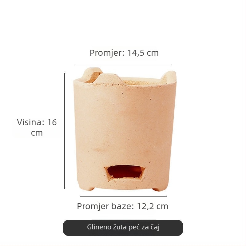 Keramički štednjak na ugljen za vanjsko kuhanje — roštilj i hot pot, kuhanje čaja oko štednjaka