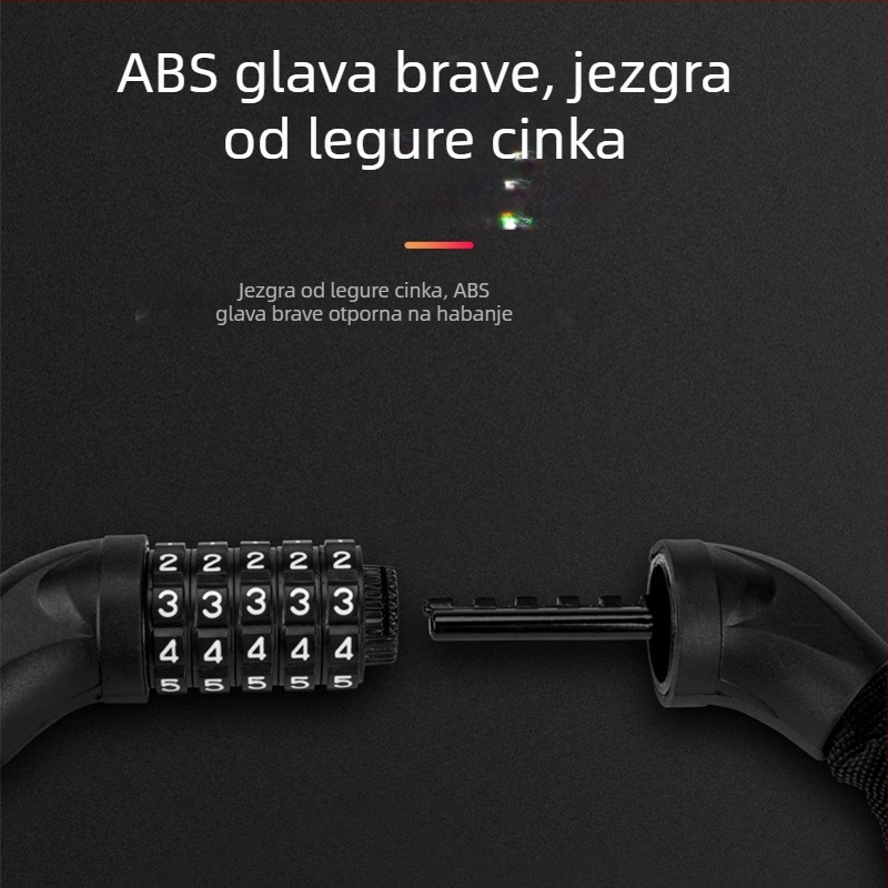 Petocifrena lančana ključ s debelim manganovim čelikom za bicikle i motocikle