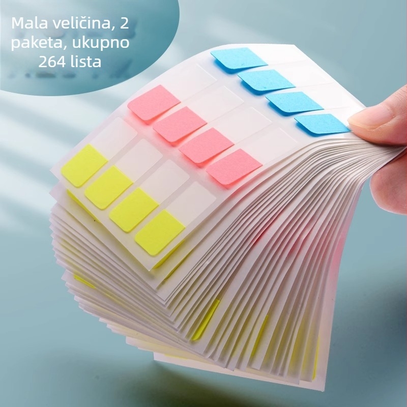 Papirne indeksne kartice, naljepnice, markeri za klasifikaciju, samoljepljivi studentski bilješki, ključne točke u uredu, lako zapisive indeksne bilješke