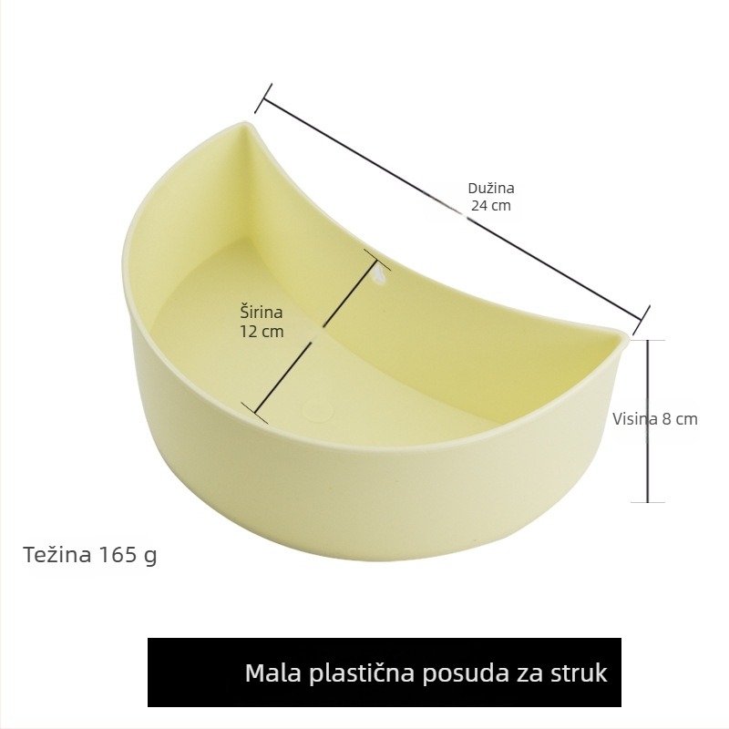 Velika posuda od nehrđajućeg čelika za hotele i restorane, držač dasaka za rezanje i kuhinjska kutija za pohranu