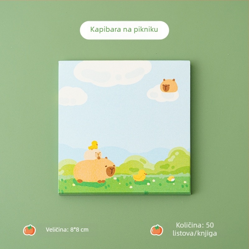 Prilagođene ljepljive bilješke Panda – slatke bilješke za ured i školu