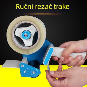 Ručni zatvarač kutija i rezač trake, metalno kućište, širina trake do 60 mm