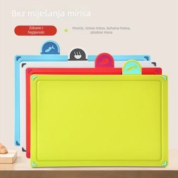 PP daska za rezanje, kvalitete hrane, za sirovu i kuhanu hranu, protuklizna daska za voće i povrće