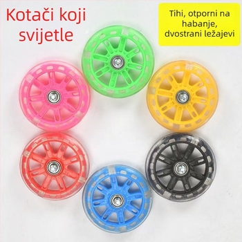 Dječji pomoćni kotačići za bicikl, 12–20 inča, univerzalni, svjetleći
