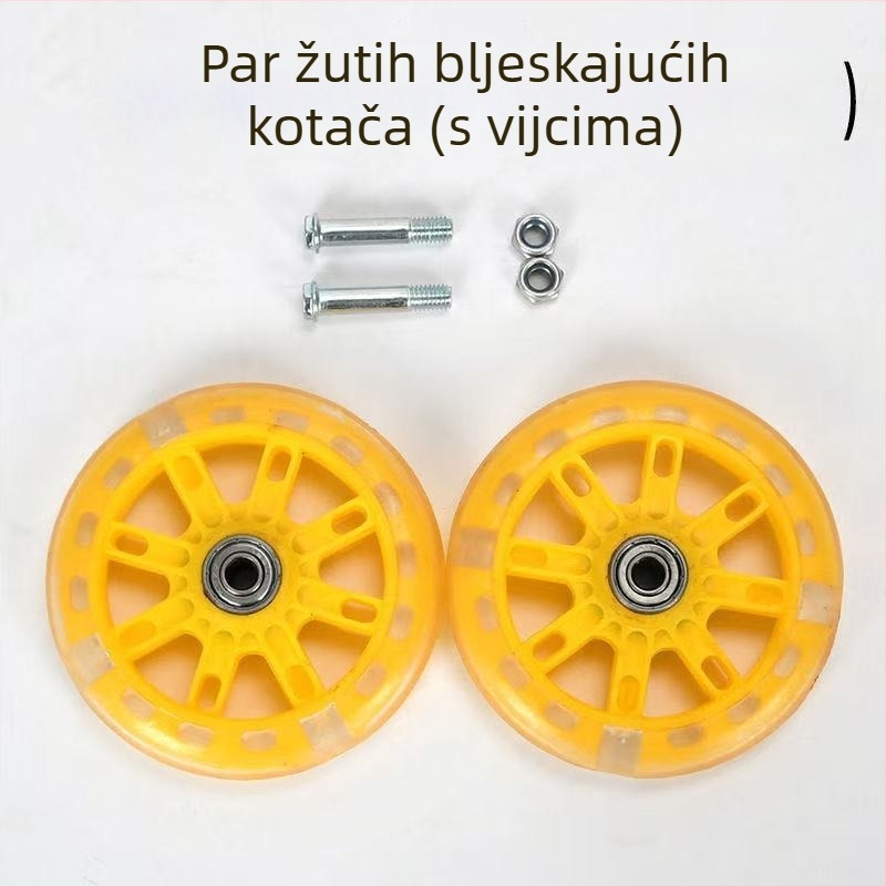 Dječji pomoćni kotačići za bicikl, 12–20 inča, univerzalni, svjetleći