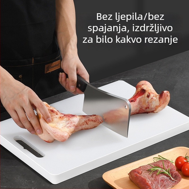Plastična daska za rezanje s antibakterijskom i otpornošću na plijesan; set uključuje dasku za rezanje i dasku za razvaljivanje tijesta