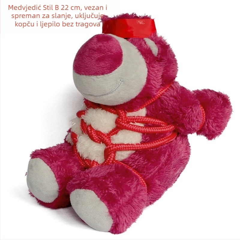 Strawberry Bear stražnja dekoracija automobila – viseći ukras za prtljažnik, za automobile, motocikle i električna vozila