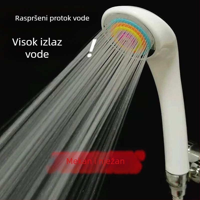 Šarena pojačana ručna tuš za djecu, kompaktna glava tuša za kupaonicu