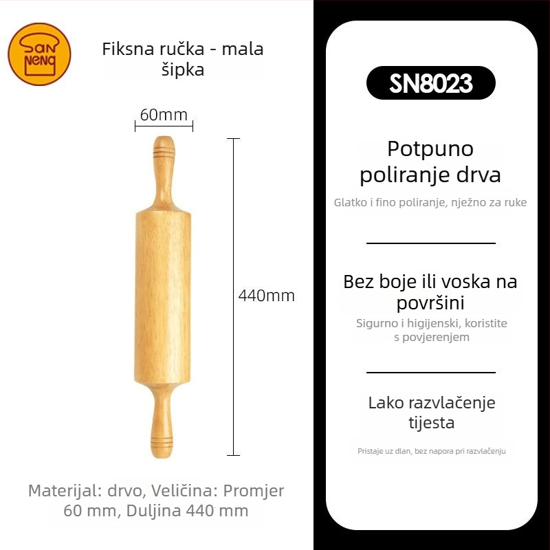 Prilagodljivi valjak za tijesto za pečenje i listove za gyozu SN8014 SN8012