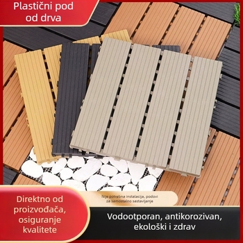PVC podne pločice s izgledom drveta, za vanjske prostore, dvorište i kupaonicu, vodootporne, protuklizne, otporne na habanje