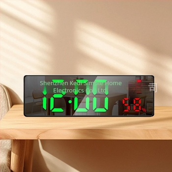 LED alarmni sat za učenike – tiho digitalni stolni sat s temperaturom i vlažnošću zraka
