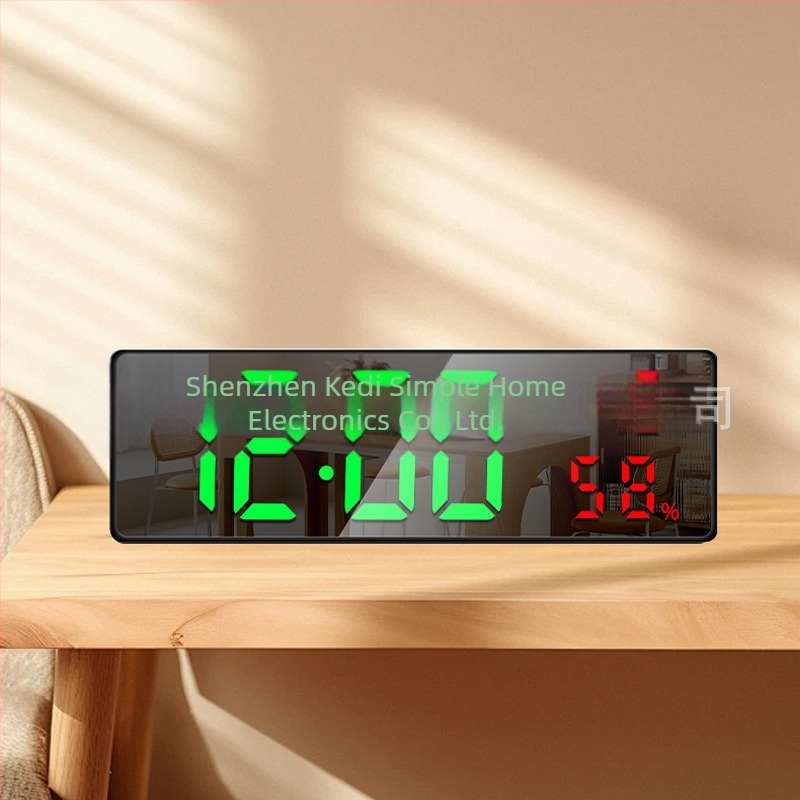 LED alarmni sat za učenike – tiho digitalni stolni sat s temperaturom i vlažnošću zraka