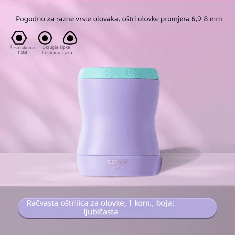 Deli VB205 Ratchet oštrač olovaka za djecu