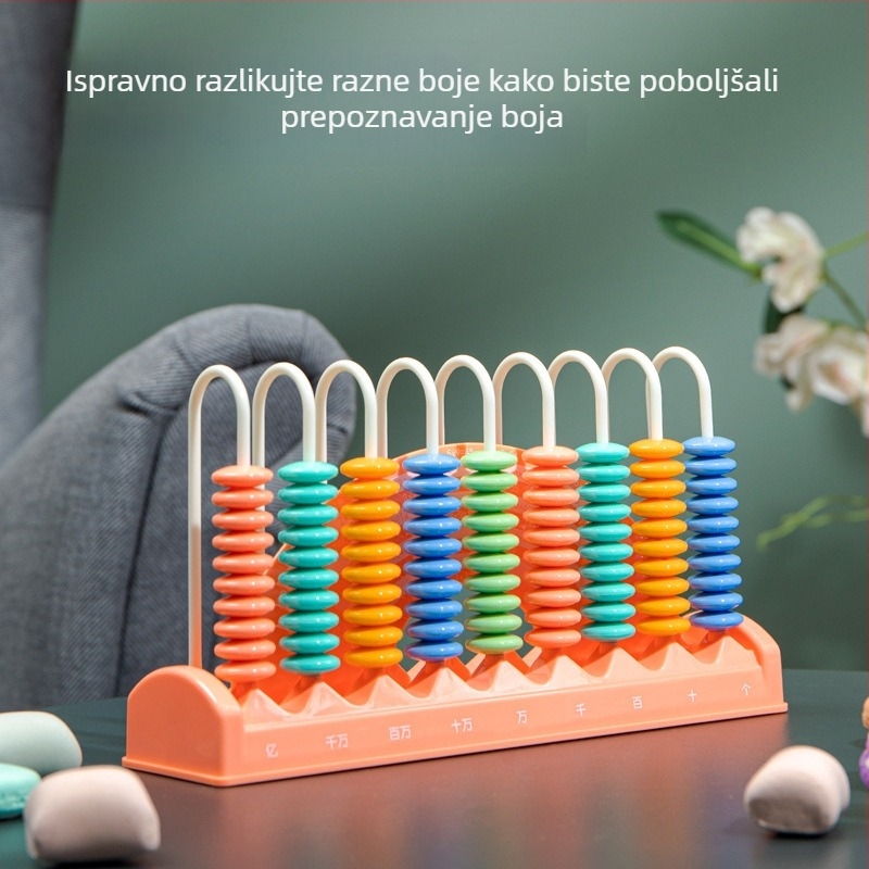 Brojevne štapiće za matematiku 1.–2. razred, pomoć pri zbrajanju i oduzimanju, aritmetički alat za učenike
