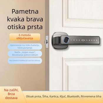 Pametna elektronička brava s lozinkom i otiskom prsta za drvena vrata