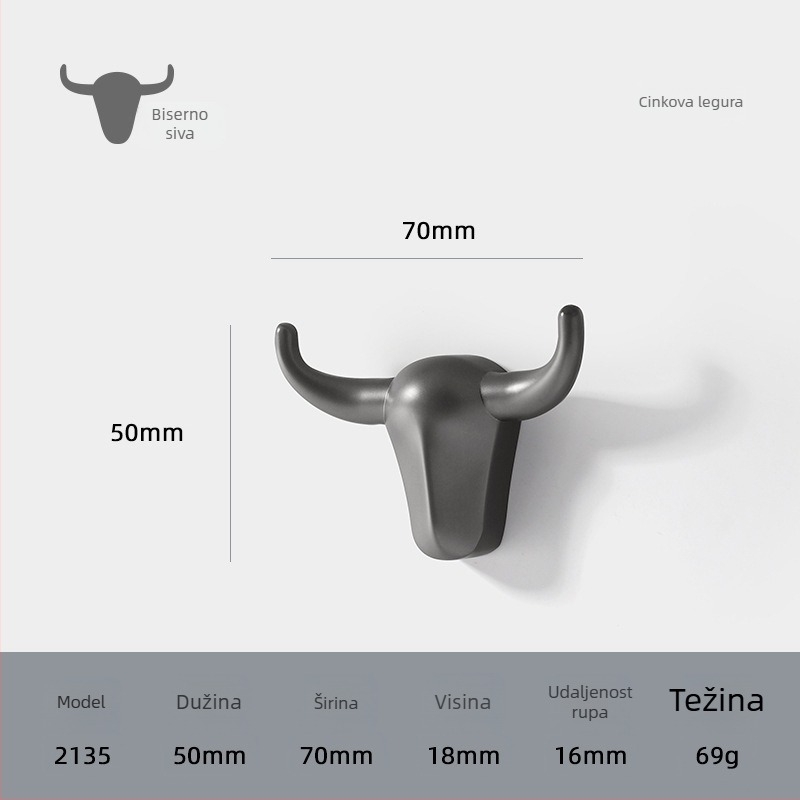 Crni metalni kuka s dizajnom kaktusa za garderobu i hodnik, moderni minimalistički stil