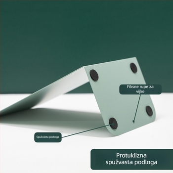 Metalni držač knjiga za stolni prostor – držač knjiga, minimalistički dizajn, za studente