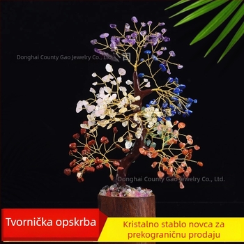 Ametistno kristalno stablo života - stolna dekoracija