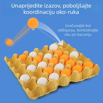 Stolni višestruki set igara: stolni tenis, Gomoku, šahovnica od ljuske jajeta, stolna igra s kuglicama, dječje dame
