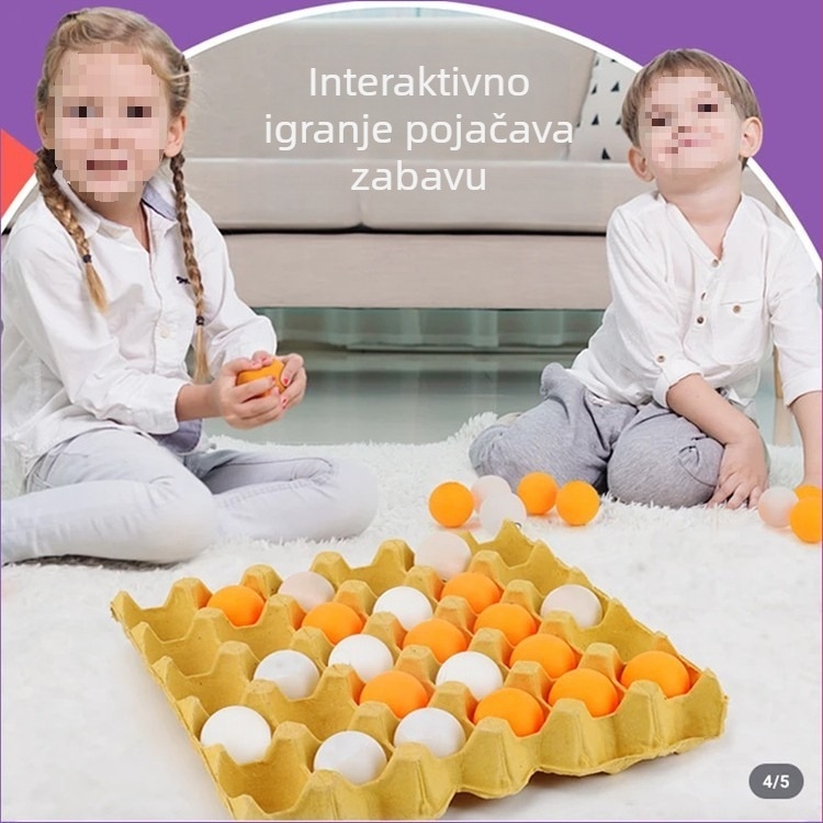 Stolni višestruki set igara: stolni tenis, Gomoku, šahovnica od ljuske jajeta, stolna igra s kuglicama, dječje dame