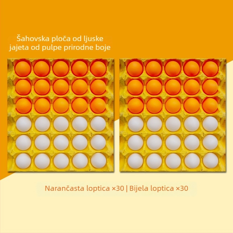 Stolni višestruki set igara: stolni tenis, Gomoku, šahovnica od ljuske jajeta, stolna igra s kuglicama, dječje dame