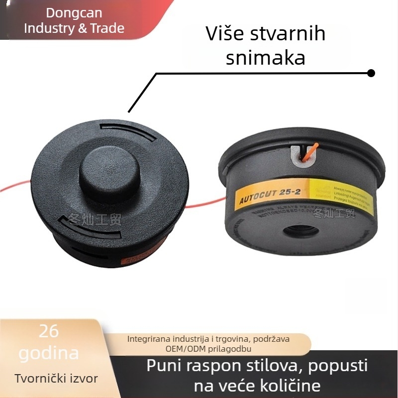 Glava za košnju kompatibilna sa Stihl 25-2, dodatak C26-2 za kosilicu, glava za uklanjanje korova 27-2 za vrtne alate