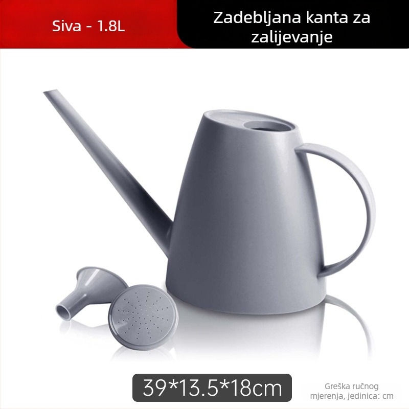 1.8 L kanta za zalijevanje s dugim izljevom za kućnu baštu i posude s biljem