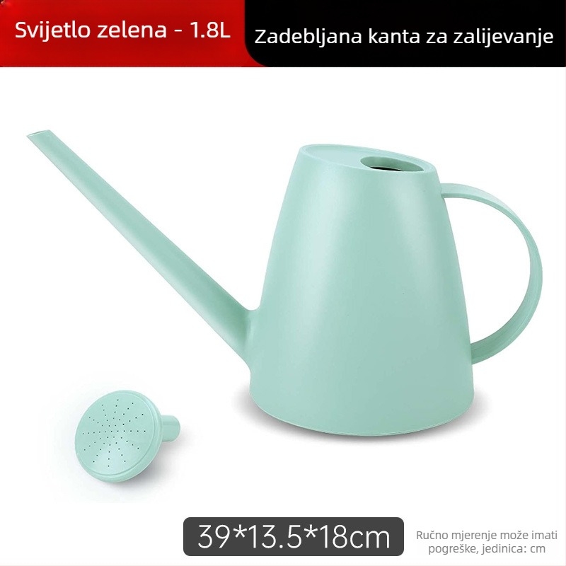1.8 L kanta za zalijevanje s dugim izljevom za kućnu baštu i posude s biljem