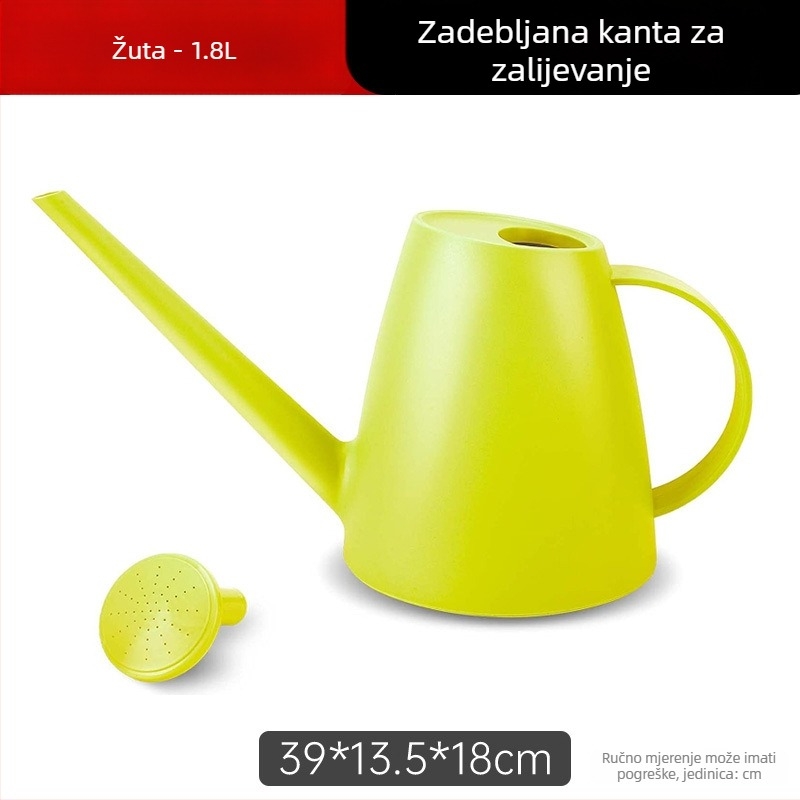 1.8 L kanta za zalijevanje s dugim izljevom za kućnu baštu i posude s biljem